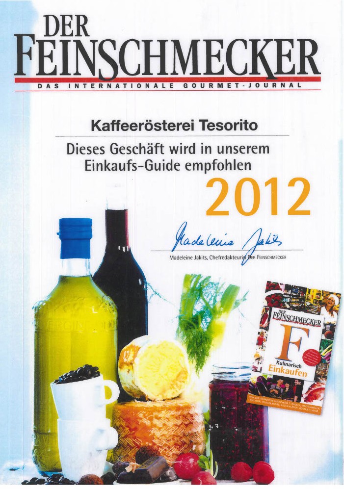 der Feinschmecker - beste Röstereien 2018